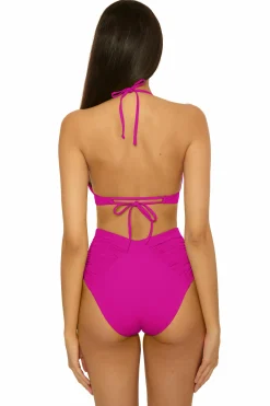 COLOR CODE HALTER TOP