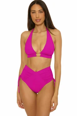 COLOR CODE HALTER TOP