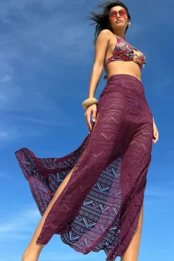 COLOR PLAY MAXI SKIRT