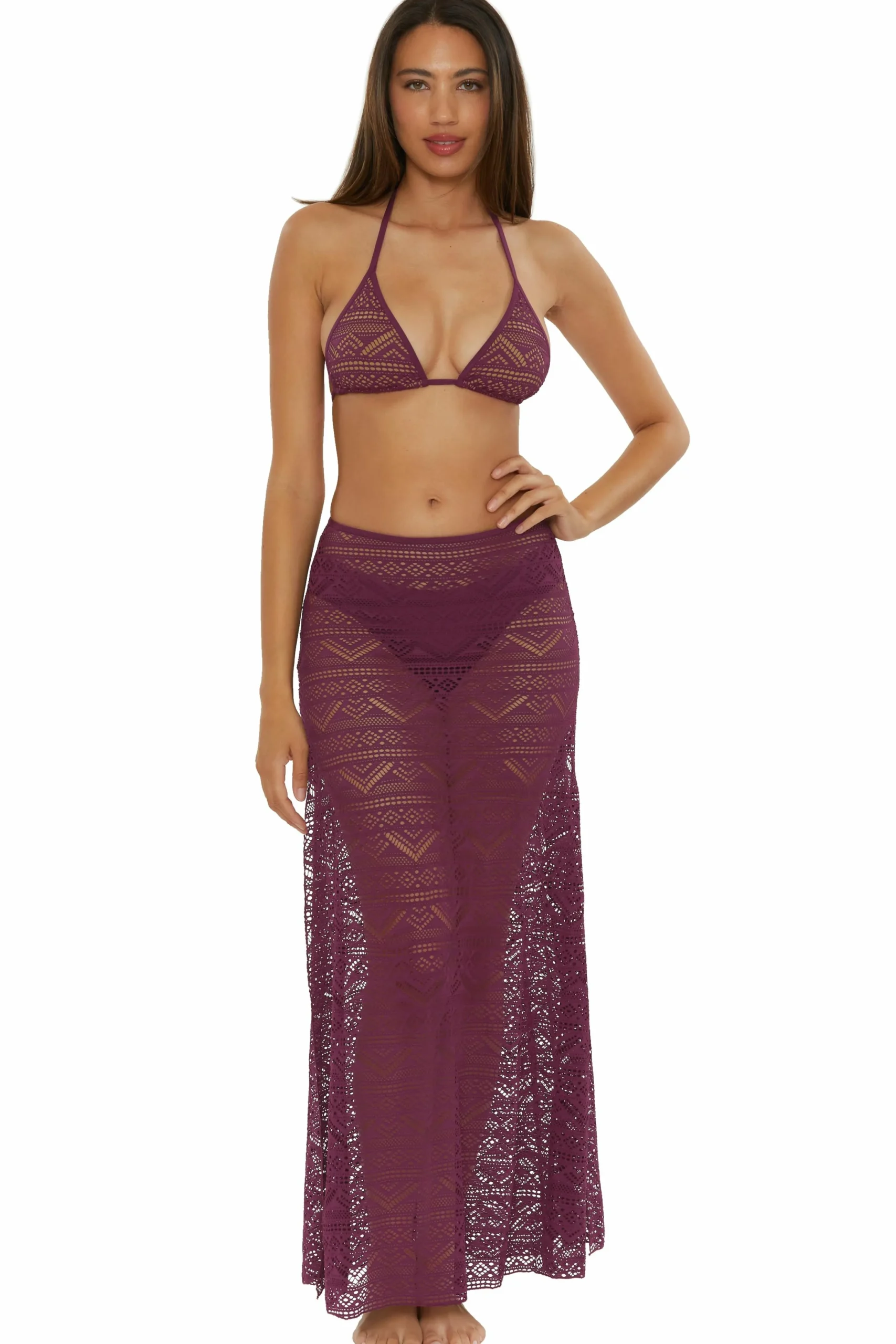 COLOR PLAY MAXI SKIRT