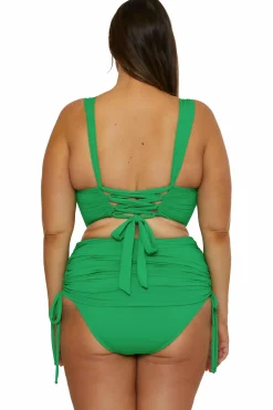 COLORCODE SHIRRED TOP