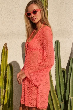 GOLDEN CROCHET TUNIC