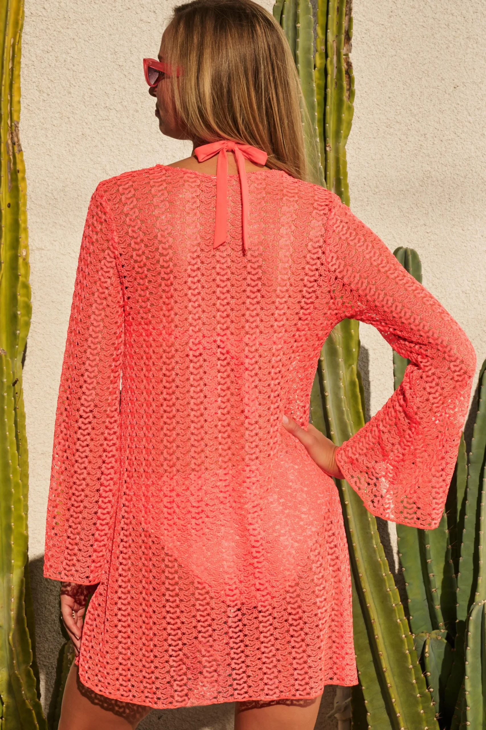 GOLDEN CROCHET TUNIC