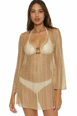GOLDEN CROCHET TUNIC