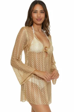 GOLDEN CROCHET TUNIC