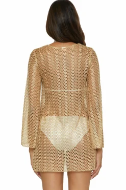 GOLDEN CROCHET TUNIC