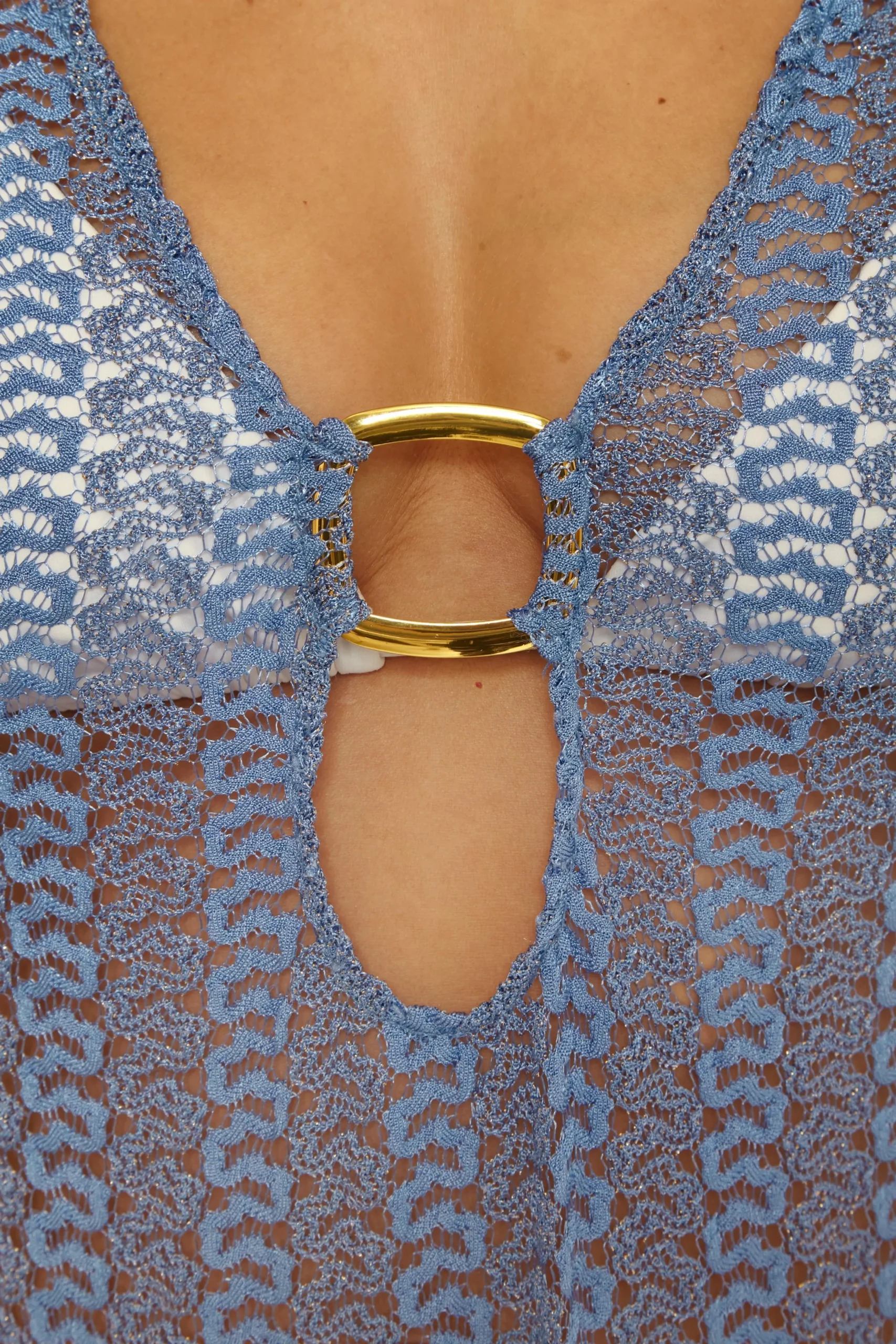 GOLDEN CROCHET TUNIC