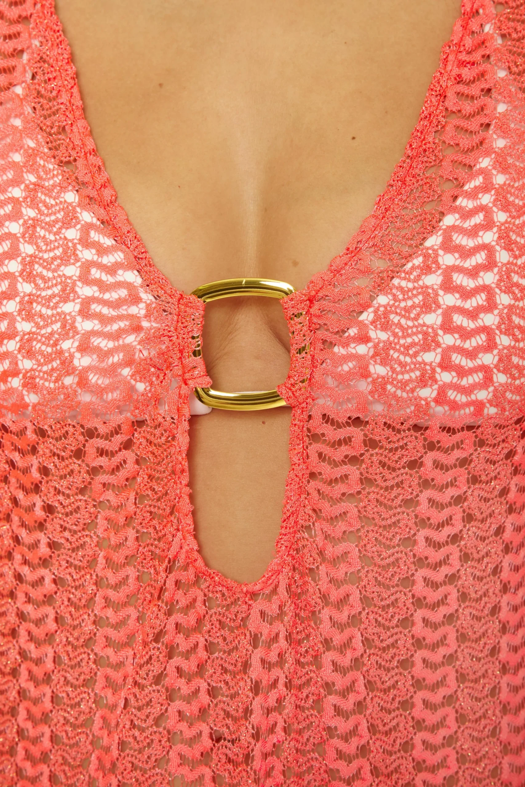 GOLDEN CROCHET TUNIC
