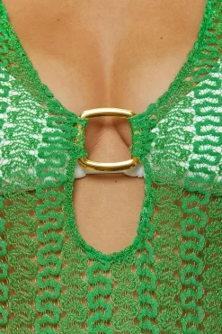 GOLDEN CROCHET TUNIC