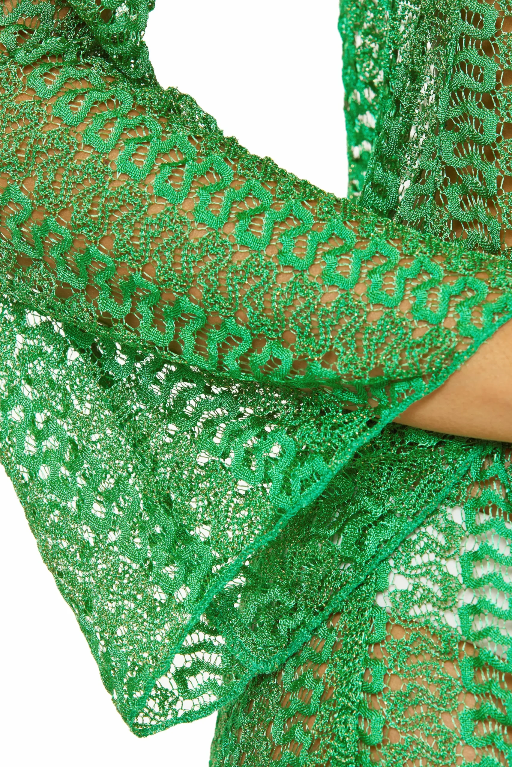 GOLDEN CROCHET TUNIC