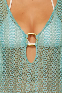 GOLDEN CROCHET TUNIC