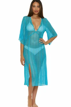 GOLDEN MESH COVER-UP